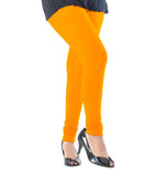 Golden viscose solid legging